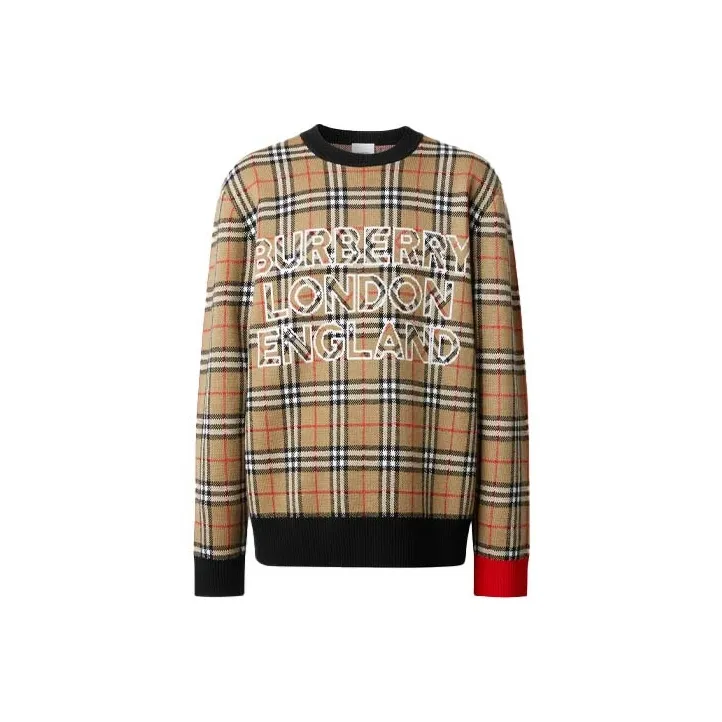 Burberry Sweaters Men Beige-0