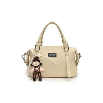 Single Warehouse PU Underarm Shoulder Bag Regular Women's Ecru/Blue/Yellow