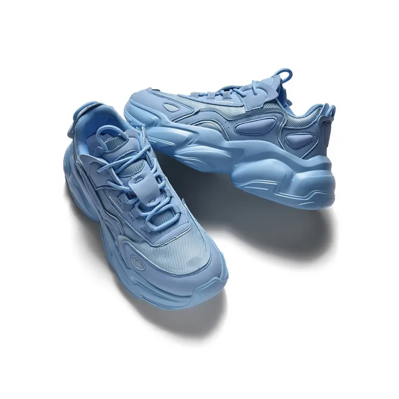 JANECO Anti Slip Wear Resistant Low Top Chunky Sneakers Unisex-25