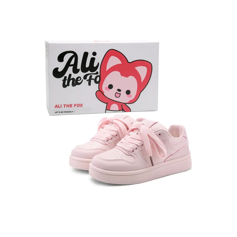 ALI THE FOX Slip Resistant, Abrasion Resistant, Balance, Lightweight Low Top Skateboard Shoes Women's-0