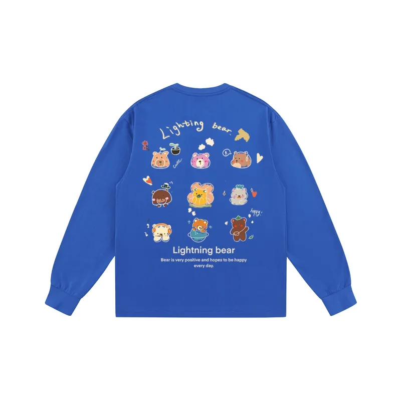 LIGHTNING BEAR T Shirts Unisex-4