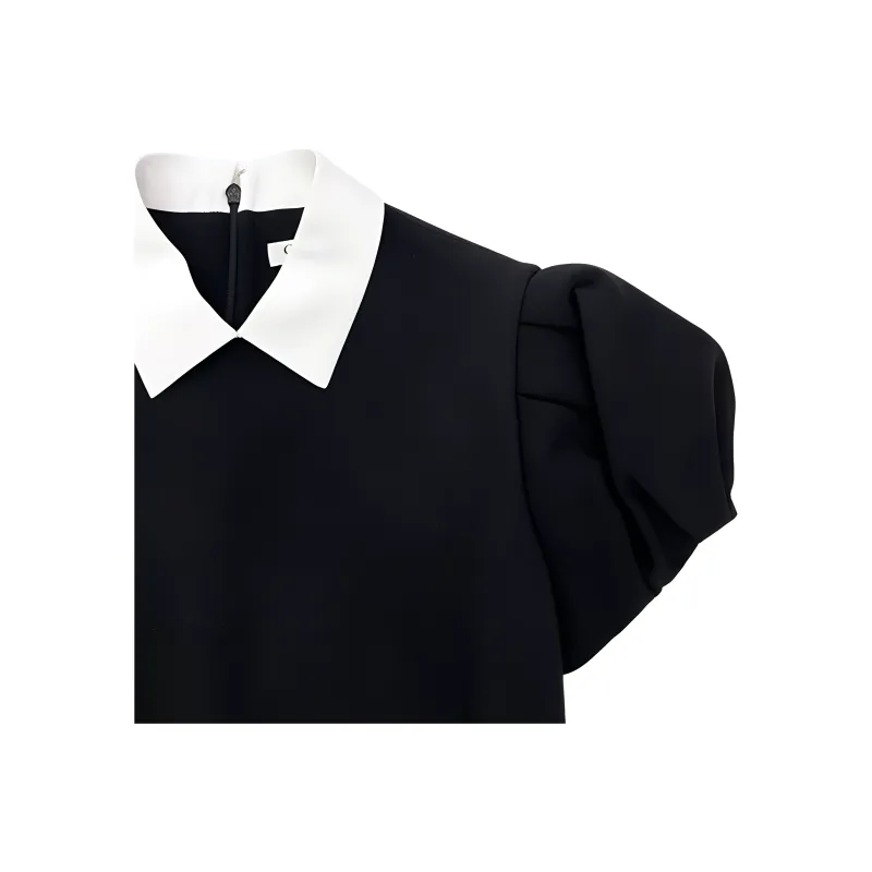 DIOR Short-Sleeved Dresses Women's Black-2