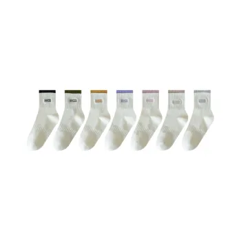PLANDOO Mid Calf Socks Women's 7 Pack