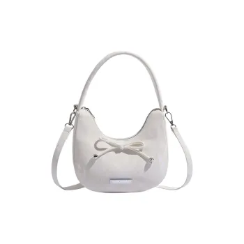 MARKANGARO Polyester Crossbody Handbag Women's White/Pink