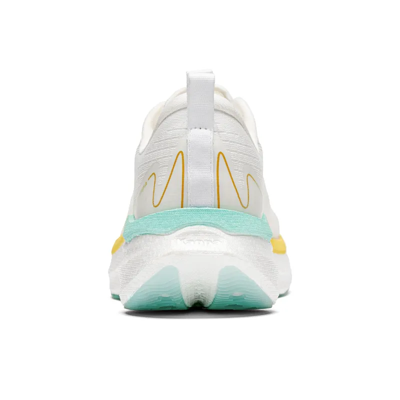 Kappa Slip Resistant And Breathable Low Top Running Shoes Unisex Classic White-4