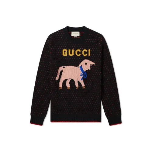 GUCCI Sweaters Men Black