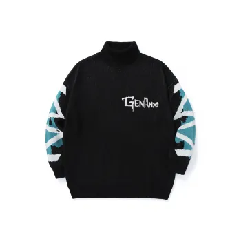 GENANX Sweaters Unisex Black