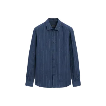 Massimo Dutti Shirts Men Blue