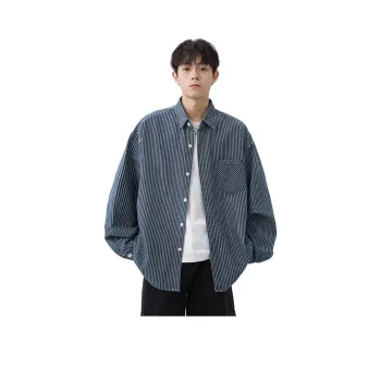 LA'T.WEEKEND Shirt Unisex Denim Blue