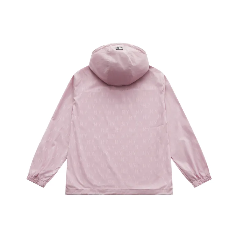 MLB MONOGRAM Collection New York Yankees SS25 Jackets & Coats Unisex Heather Gray Pink-1