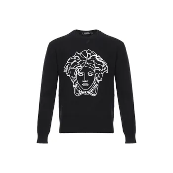 VERSACE Sweaters Men Black