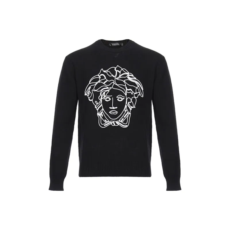 VERSACE Sweaters Men Black-0
