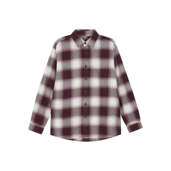 UNIQLO Shirts Unisex Maroon-17