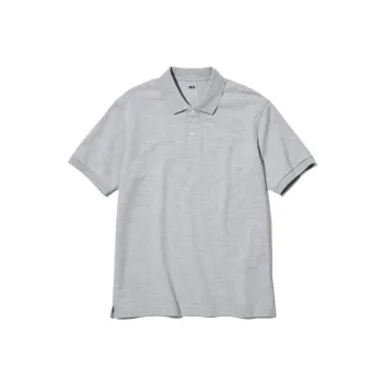 UNIQLO Polo Shirt Unisex Smoke Gray