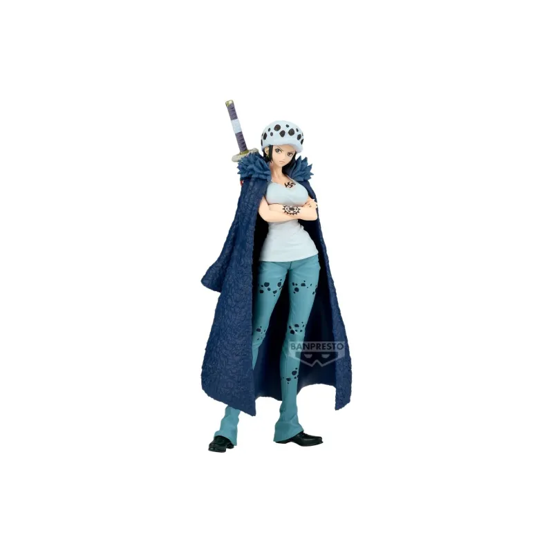 BANPRESTO One Piece GLITTER&GLAMOURS Trafalgar D. Water Law Gender Bender Bonus Gifts-0
