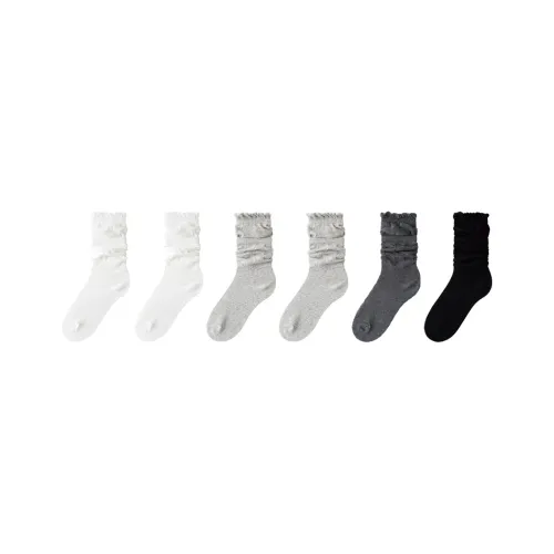 Cotton Gene Mid Calf Socks Women's Combo Set