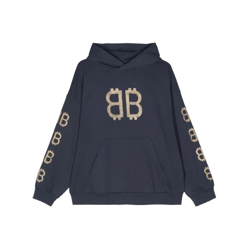 Balenciaga 2020s Crypto BB logo Hoodie-0