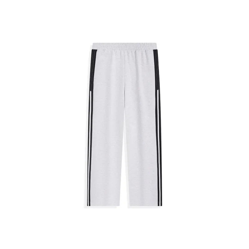 XTEP Athletic Trousers Unisex Light Heather Gray 7/Jet Black-1