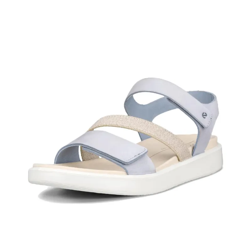 Ecco Flowt One Strap Sandals Women's Blue-1