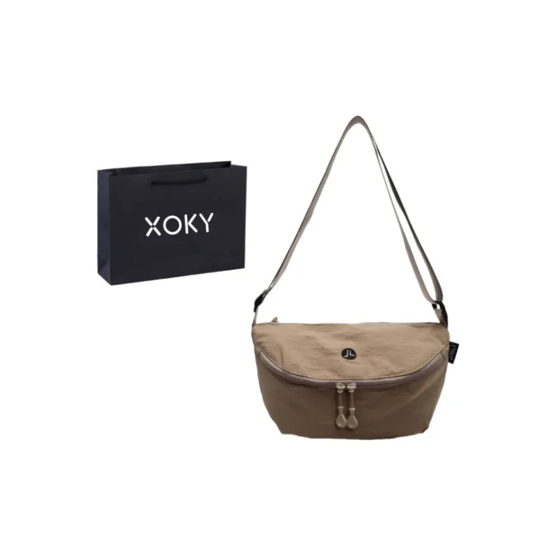 XOKY Fabric Shoulder Bag, Crossbody Bag Unisex Multicolor-4