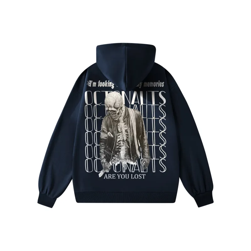 Small Columns Under The Sea Hoodie Unisex-2