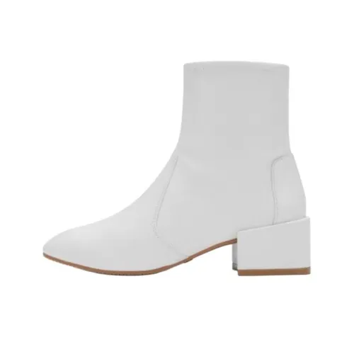 Stuart Weitzman/SW Ankle Boots 5cm Women's White