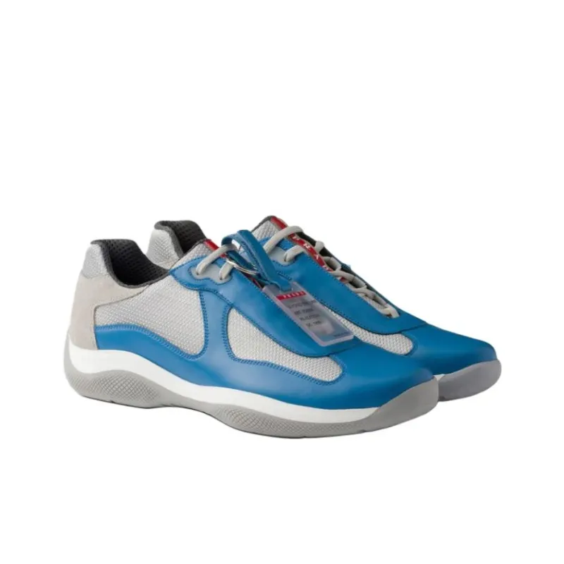 PRADA America's Cup Low Top Casual Shoes Men's Sapphire Blue-1