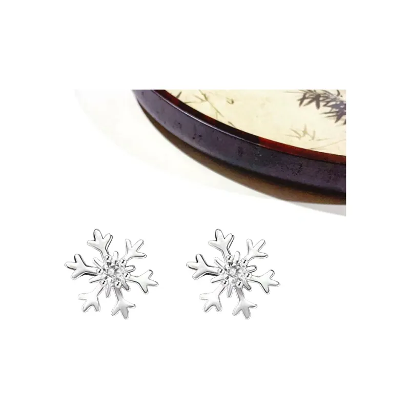 MIDNIGHT MOMENT S999 Silver Stud Earrings Women's-2