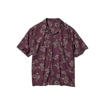 UNIQLO Shirts Men Burgundy