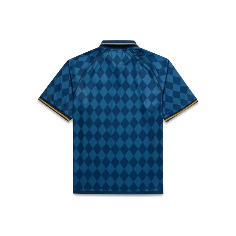 Kappa SS25 AUTHENTIC NEKODA Polo Shirt Men's Blue Gold-1