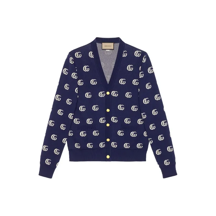 GUCCI Sweaters Men Blue-0