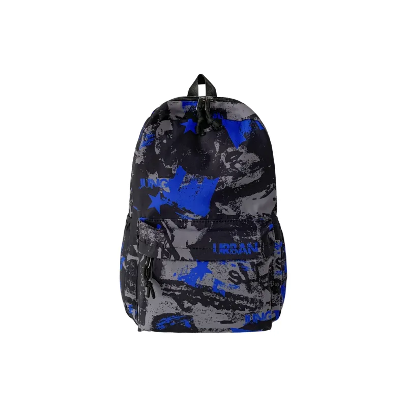 HCXK Nylon Fabric Backpack Regular Unisex Multicolor-5