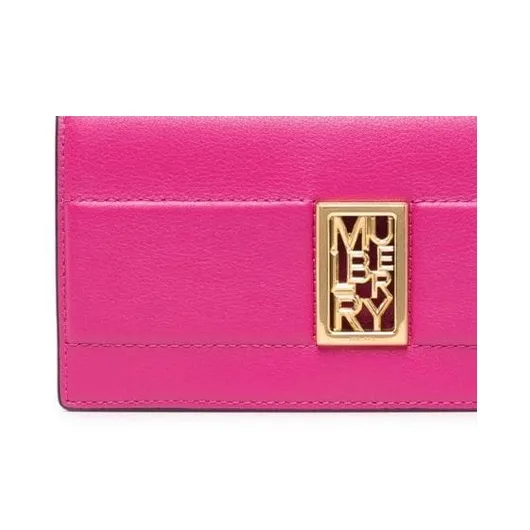 Mulberry Leather Wallet Regular Women's Mulberry Pink-4