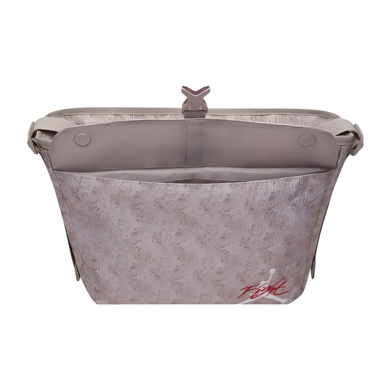 Jordan Polyester Shoulder Bag Crossbody Bag Regular Unisex Puzzle Stone Gray-2