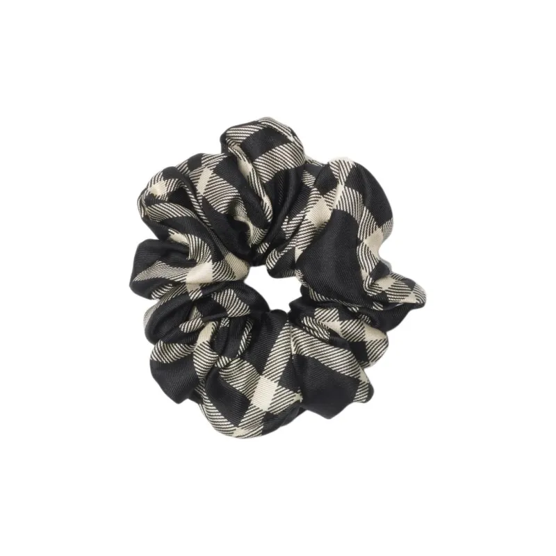 Burberry Silk Hair Tie Women's Black-1