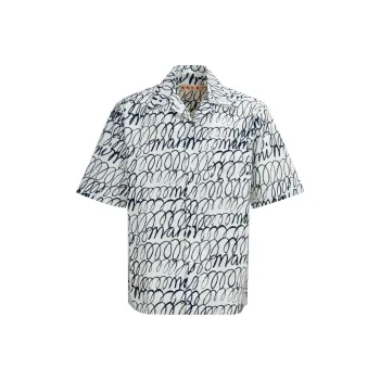 MARNI Boxy Fit Tropical Bowling Shirt