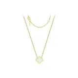 Starlight Four-Leaf Clover Necklace Set[White]