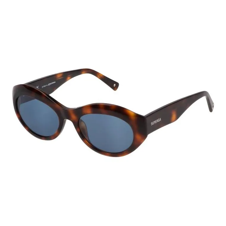 Sting Stainless Steel Acetate Irregular Shape Sunglasses Unisex Tortoiseshell-0