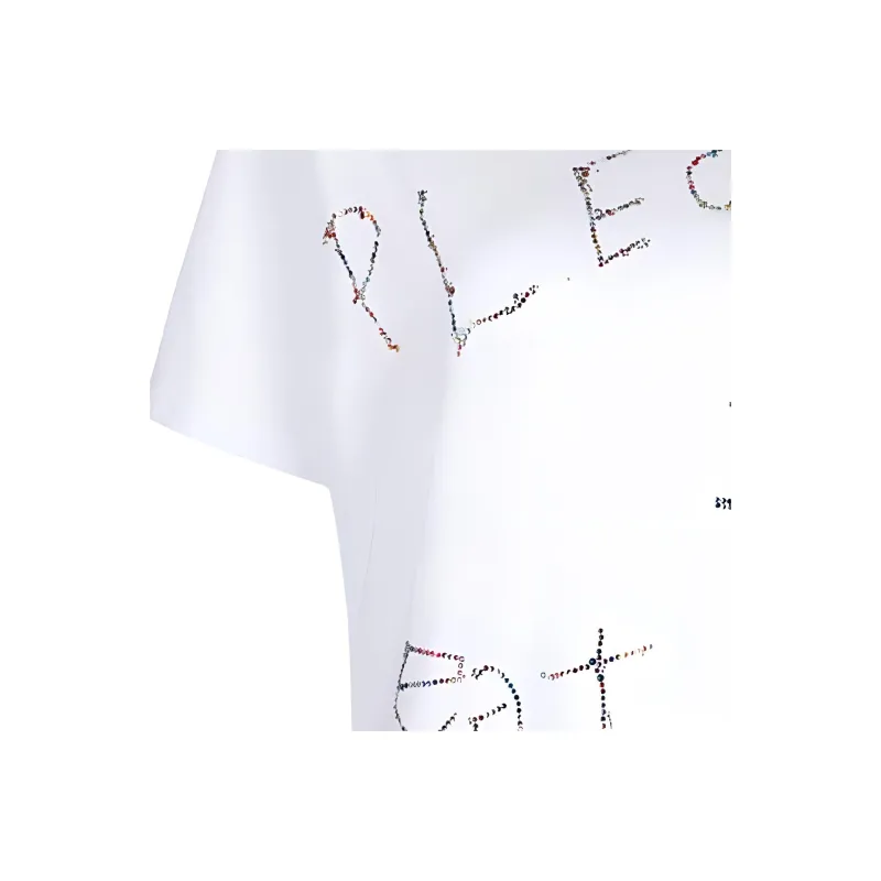 COLLINA STRADA Slogan-print Crew-neck T-shirt-2