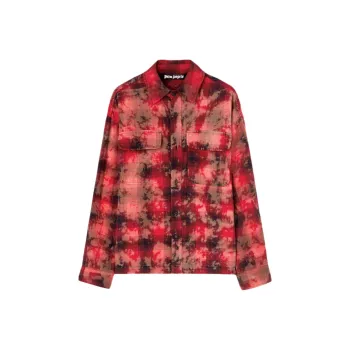 PALM ANGELS Checked Long Sleeved Shirt