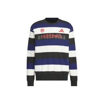 Adidas Sweatshirt Men's Black/Dark Blue/Jade White