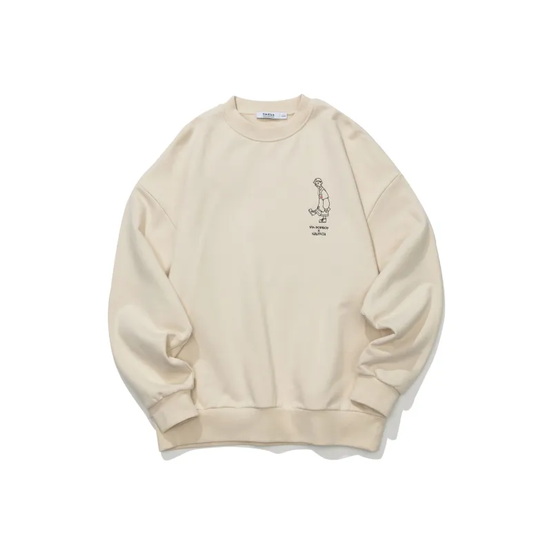 Nautica White Sail Sweatshirt Men's-0