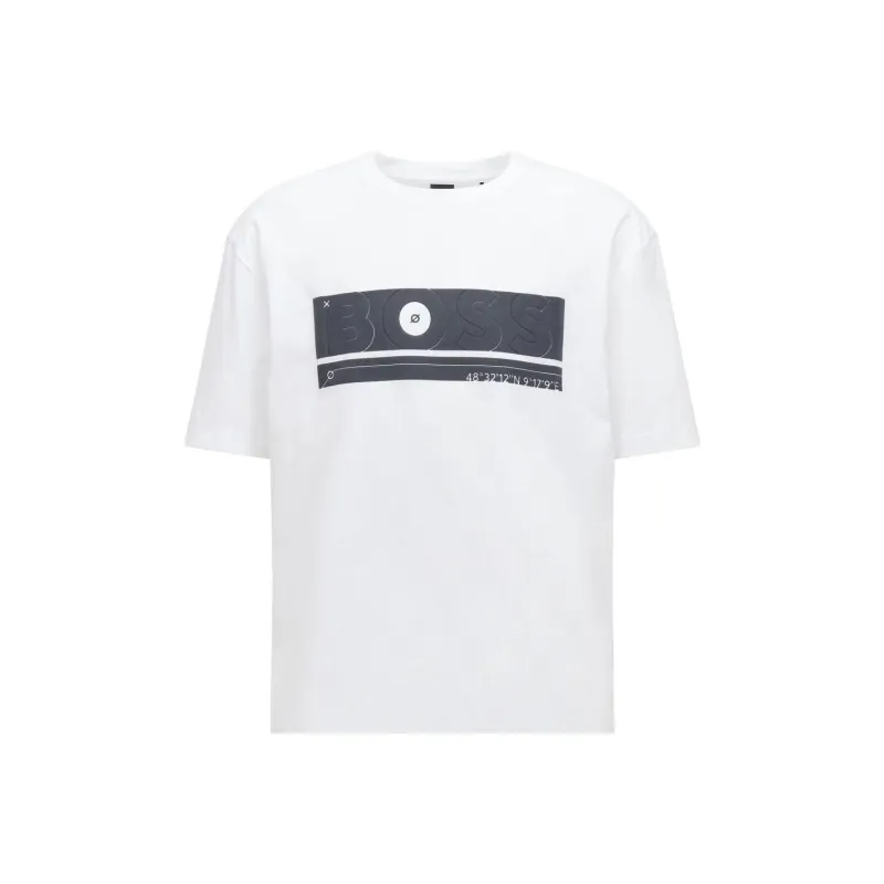 HUGO BOSS T Shirts Men White-4