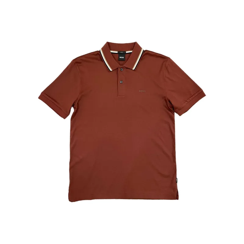 HUGO BOSS Polo Shirt Men's Dark Coffee-0