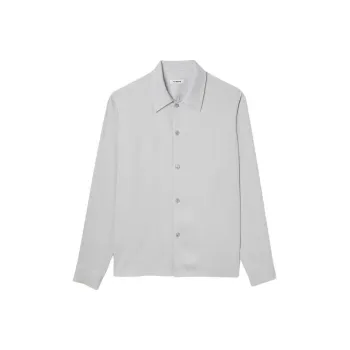 Sandro Shirts Men Oil Gray