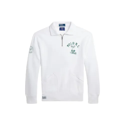 Polo Ralph Lauren SS24 Sweatshirt Men's Porcelain White