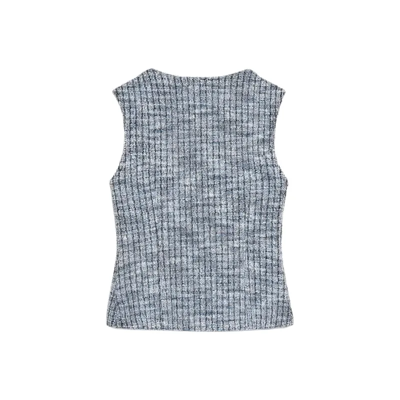 ZARA Tank Tops Women's Blue-1