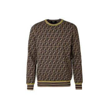 FENDI Sweaters Men Brown