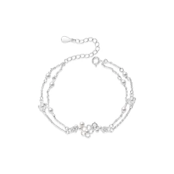 Lao Feng Xiang S925 Silver Bracelets Women's