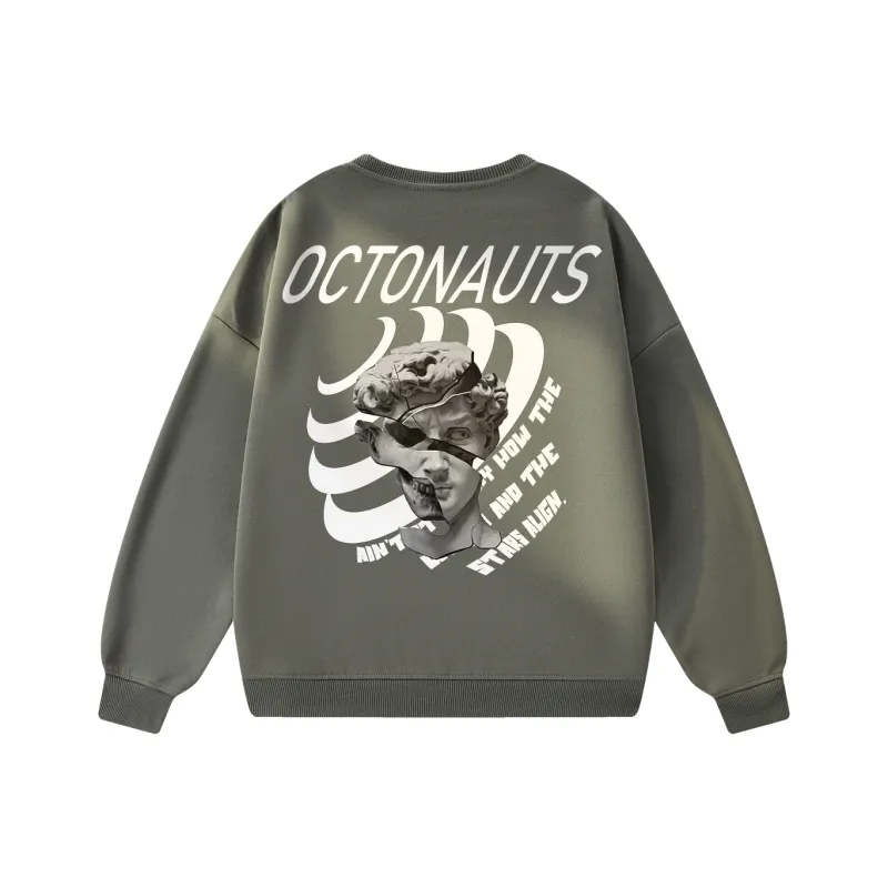Small Columns Under The Sea Sweatshirt Unisex-8